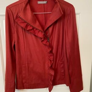 209wst38 red ultra suede jacket.